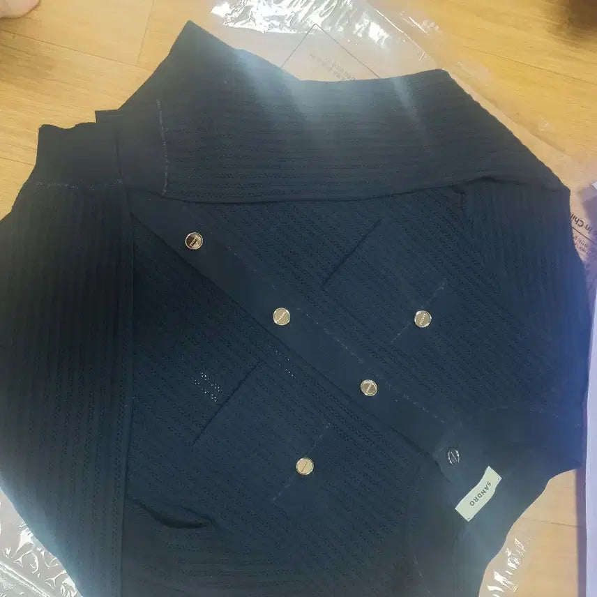 [BUNJANG] Sandro Flap Button Cardigan / 산드로 플랩 버튼 가디건