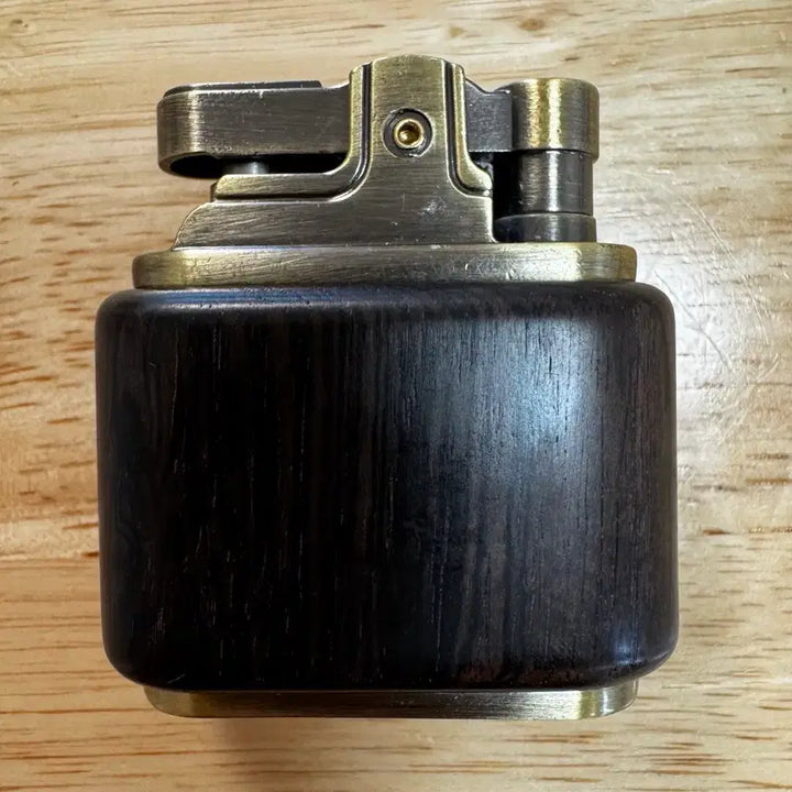 [BUNJANG] ZORRO Brass &amp; Wood Lighter / 고급 엔틱 황동 &amp; 우드 라이터 (미사용 새제품)