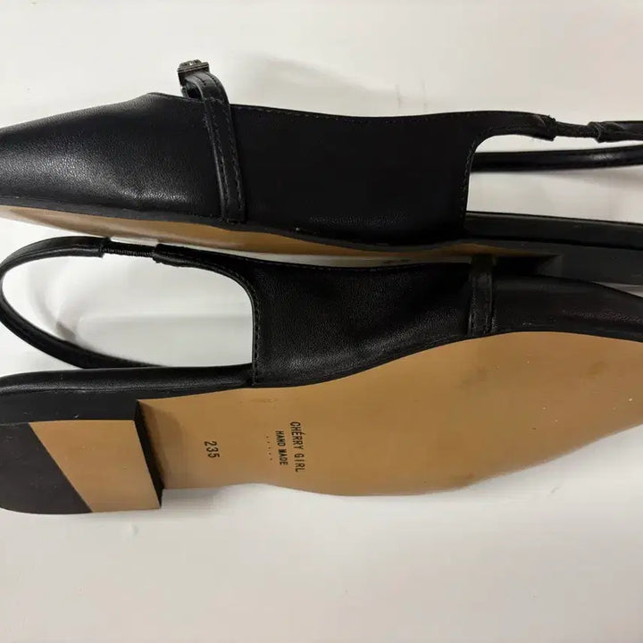 [BUNJANG] Black Pointed Slingback Flats (Size 235) / 블랙 뾰족코 슬링백235 새상품(무료배송)