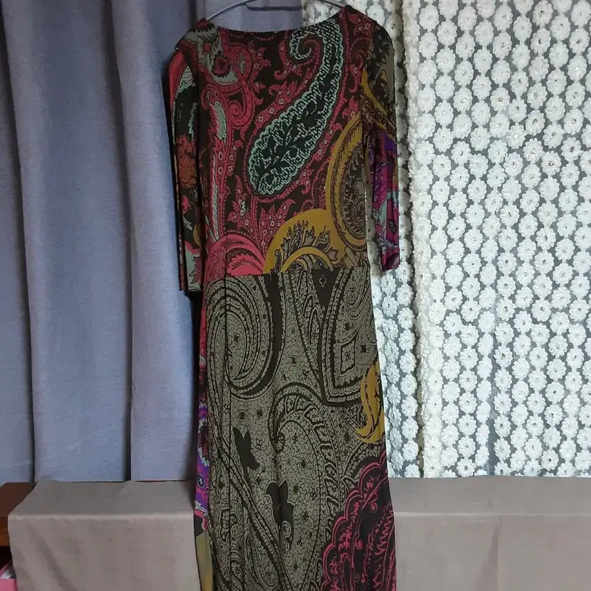 [BUNJANG] Etro Paisley Pattern Long Dress / ETRO 에트로 페이즐리 패턴 원피스 44(유럽)