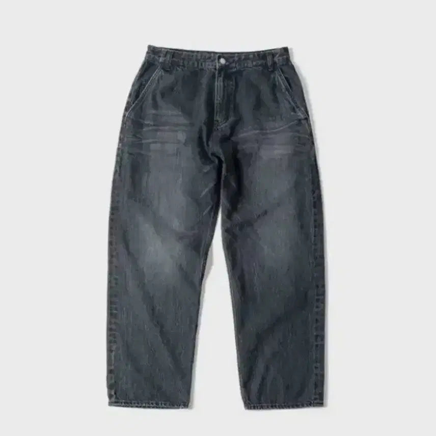 [BUNJANG] Our Selves 23FW Relaxed Denim Pants Bleached Black / [2] 아워샐브스 23fw 릴렉스드 데님 팬츠 블리치드 블랙