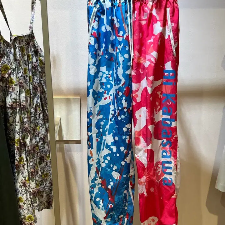 [BUNJANG] Unique Premium Material Wide-Leg Pants / 일본 트렉팬츠