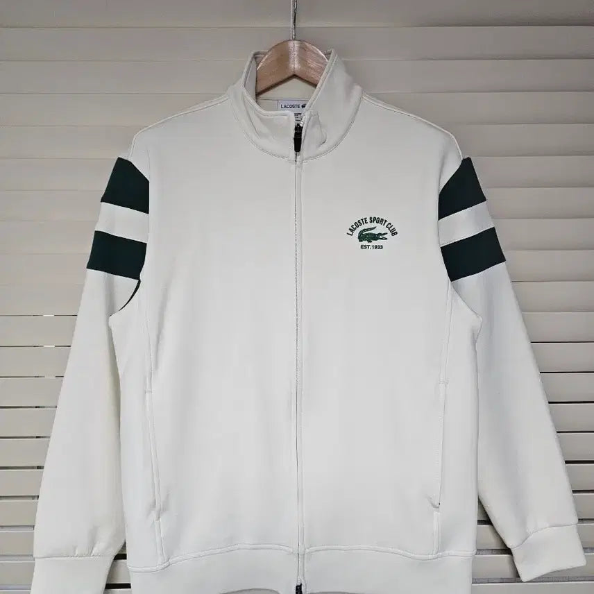 [BUNJANG] Lacoste Sport Tennis Zip-Up Jacket Ivory Size 100 / 라코스테 스포츠 테니스 집업 자켓 아이보리 100