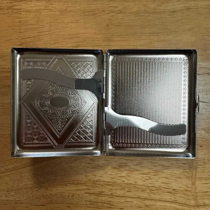 [BUNJANG] Metal Cross Cigarette Case / 메탈 십자가 ㄷㅂ 케이스 (미사용 새제품)