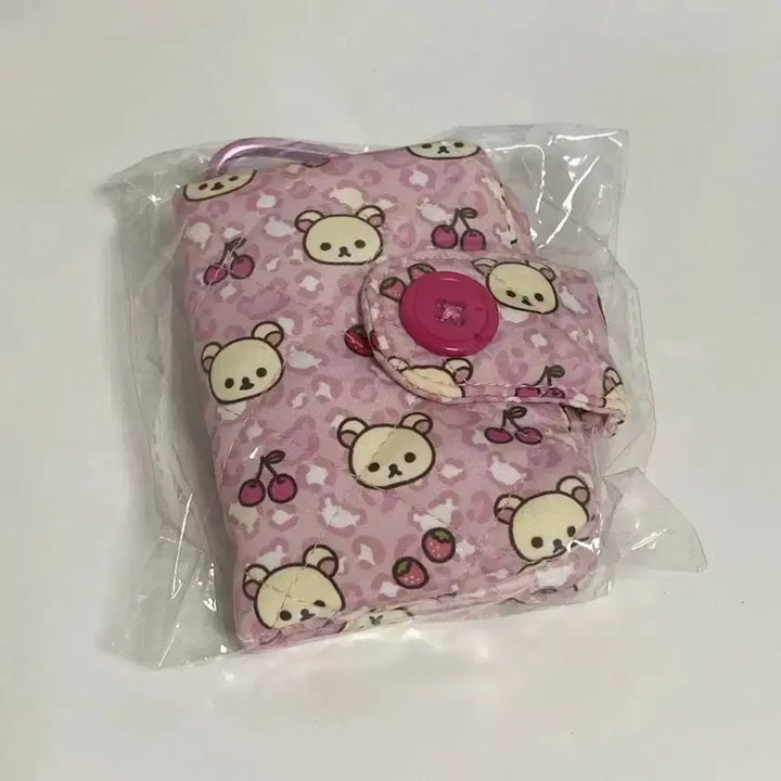 [BUNJANG] Kori Rilakkuma Leopard Print Card Wallet / 코리락쿠마 카드 지갑 갸루 레오파드 딸기 호피 가득 시리즈 동전 코인