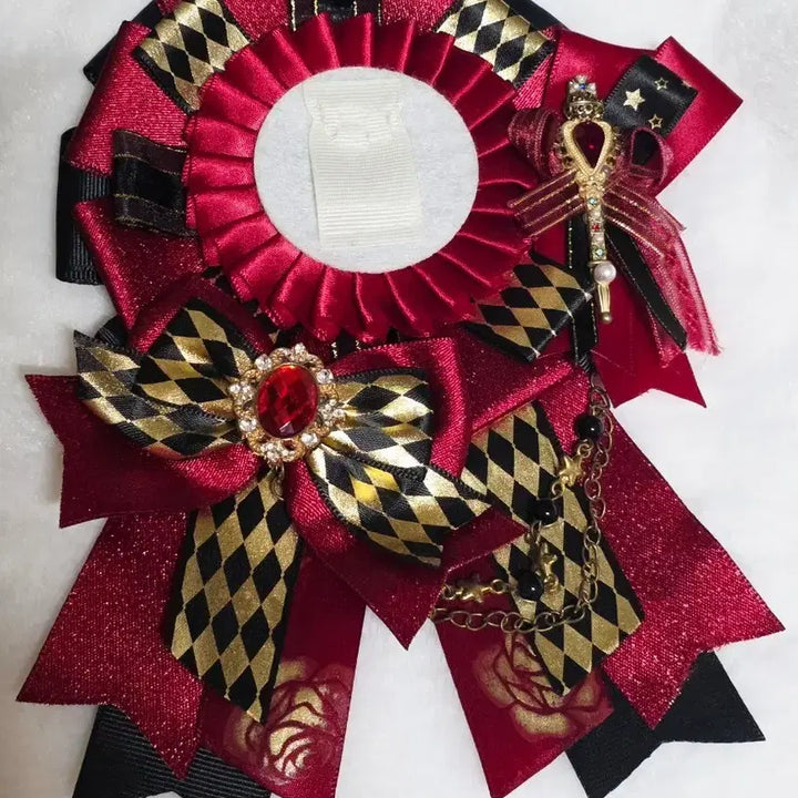[BUNJANG] Red Rosette Badge / 레드 로제트