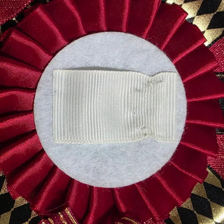 [BUNJANG] Red Rosette Badge / 레드 로제트
