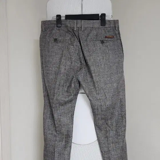 [BUNJANG] Elegant Linen Style Gray Men&