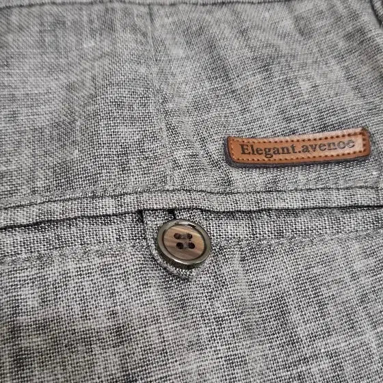 [BUNJANG] Elegant Linen Style Gray Men&