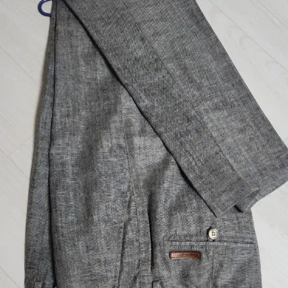 [BUNJANG] Elegant Linen Style Gray Men&