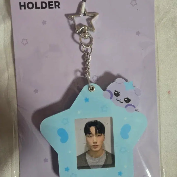 [BUNJANG] ATEEZ San Photocard Holder Keyring / 마이티즈 최산 포토홀더키링 양도합니다