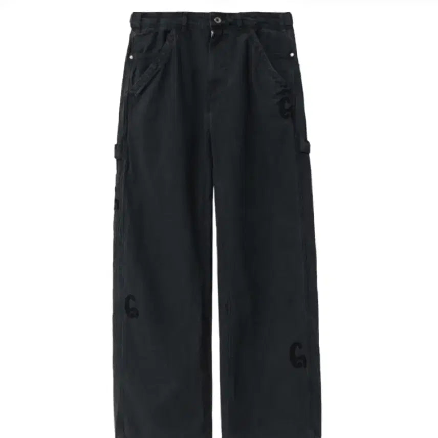 [BUNJANG] Polytelu 1011 Patched Hammer Pants / [2] 폴리테루 1011 패치드 해머 다크 차콜 네이비