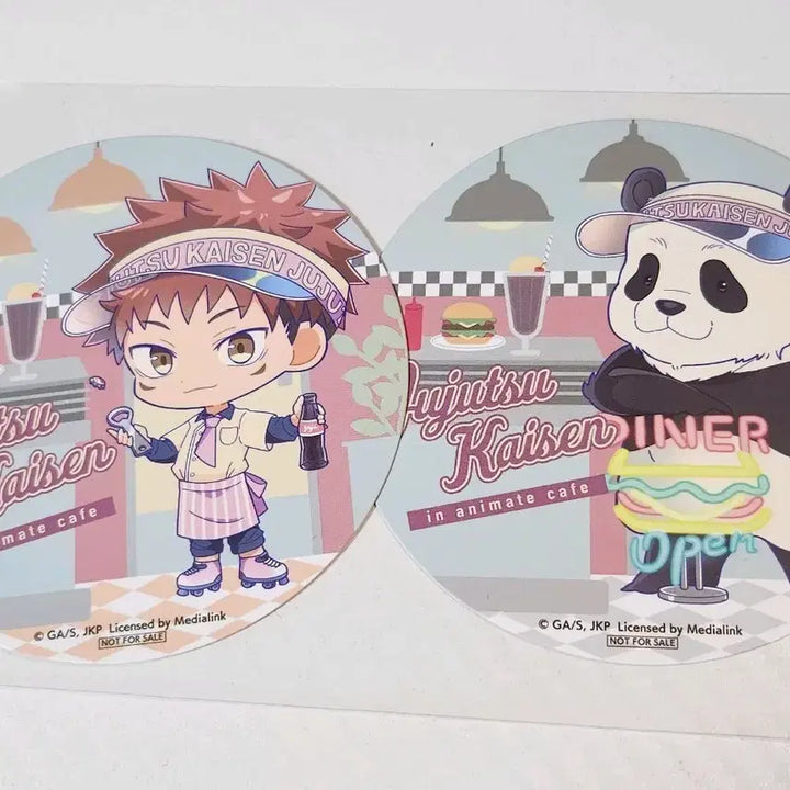 [BUNJANG] Jujutsu Kaisen Animate Cafe Coaster Bundle Set / 주술회전 애니메이트 카페 특전 코스터 일괄판매