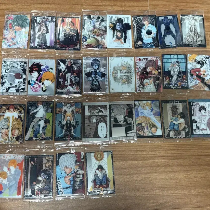 [SOLD OUT] 데스노트 웨하스 카드 28종 미개봉 일괄 판매합니다