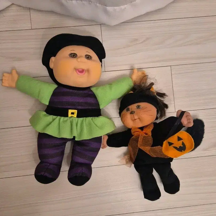 [BUNJANG] Vintage Halloween Cabbage Patch Kids Doll Set / 빈티지 할로윈 양배추인형 세트