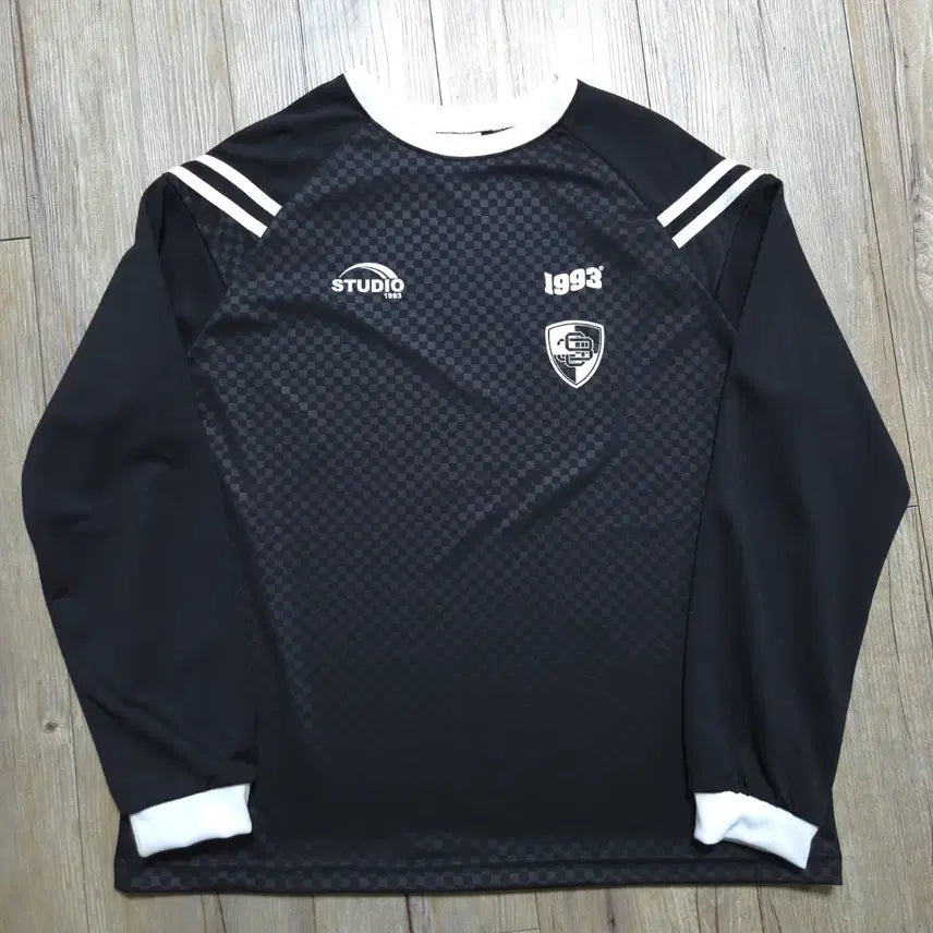 [BUNJANG] 1993 Studio Vintage Track Jersey Long Sleeve Black / 1993스튜디오 빈티지 트랙 저지 롱슬리브 블랙