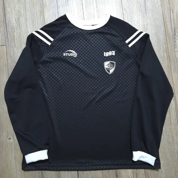 [BUNJANG] 1993 Studio Vintage Track Jersey Long Sleeve Black / 1993스튜디오 빈티지 트랙 저지 롱슬리브 블랙