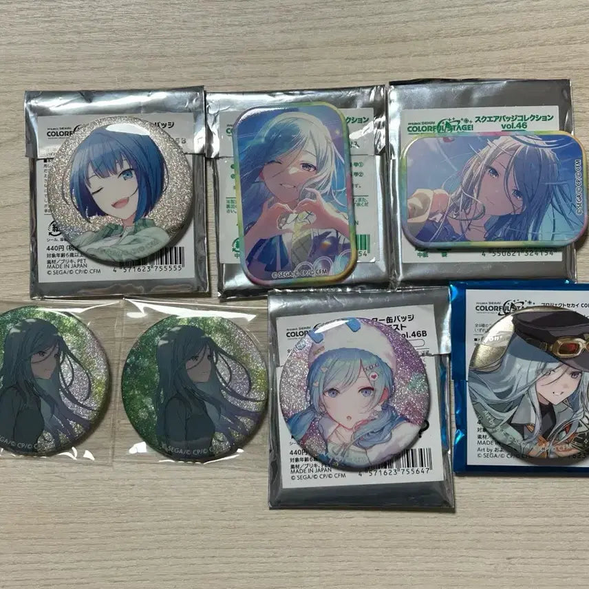 [SOLD OUT] 프세카 히노모리 시즈쿠 캔뱃지 일괄