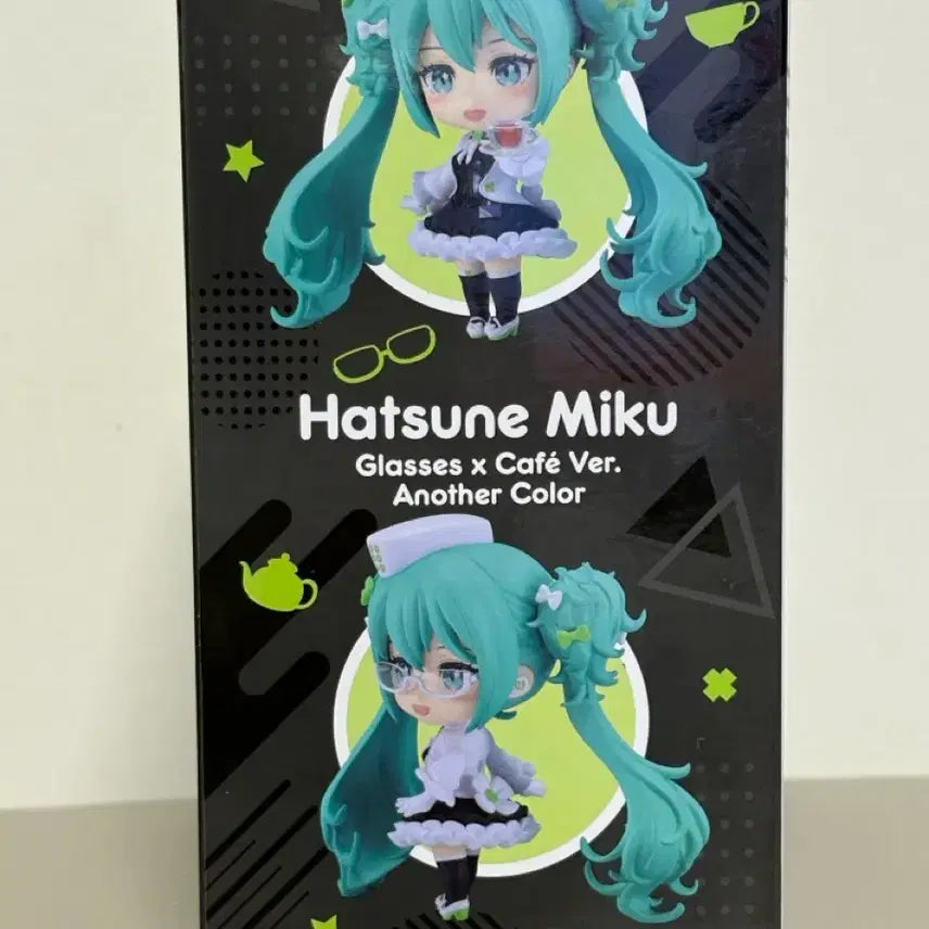 [BUNJANG] Good Smile Hatsune Miku Cafe ver. Figure / (미개봉) 굿스마일 하츠네 안경 미쿠 2775-B 카페 ver 피규어