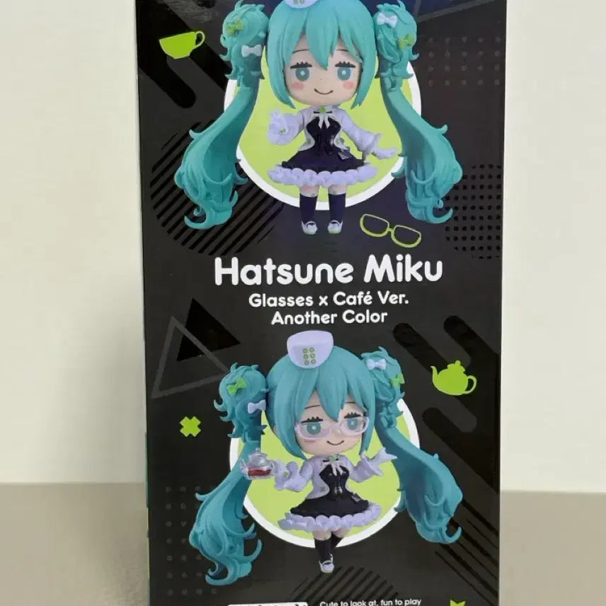 [BUNJANG] Good Smile Hatsune Miku Cafe ver. Figure / (미개봉) 굿스마일 하츠네 안경 미쿠 2775-B 카페 ver 피규어