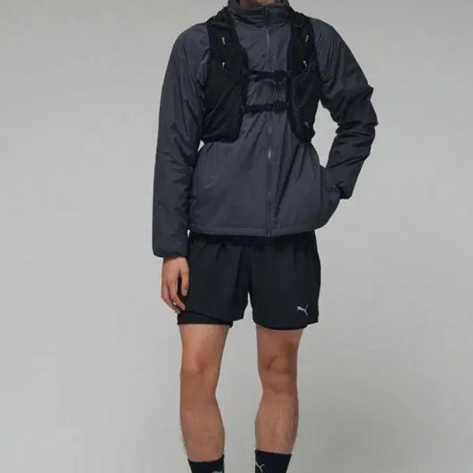 [BUNJANG] PUMA Running Midlayer Jacket Charcoal L / 퓨마 러닝 미드레이어 자켓 147251583(52947201_차콜_L)