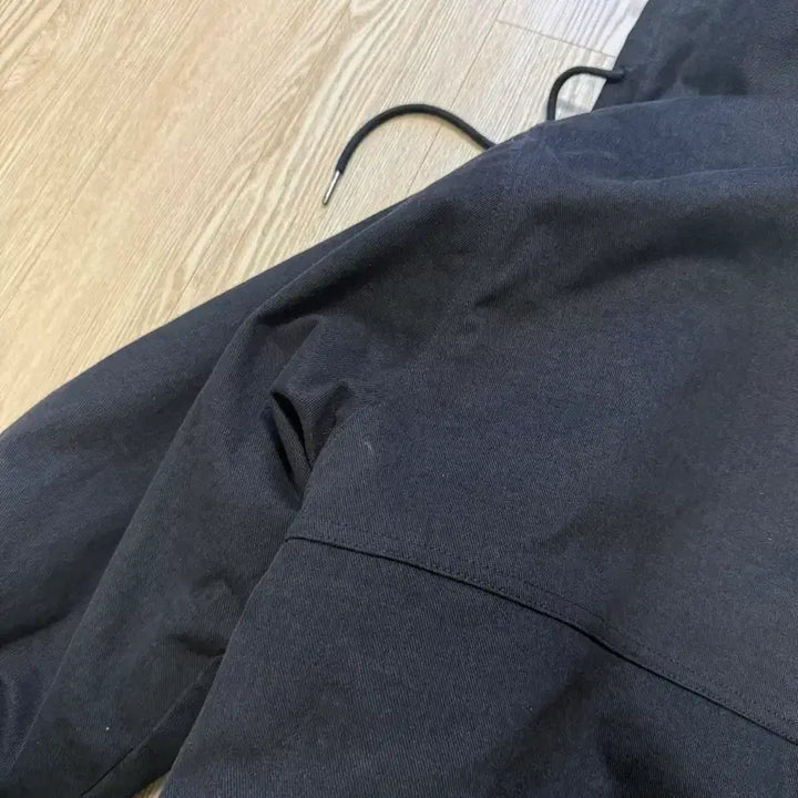 [BUNJANG] Massnoun Peach Work Hood Reversible Jumper Black / [M] 매스노운 피치 워크 후드 리버시블 점퍼 블랙