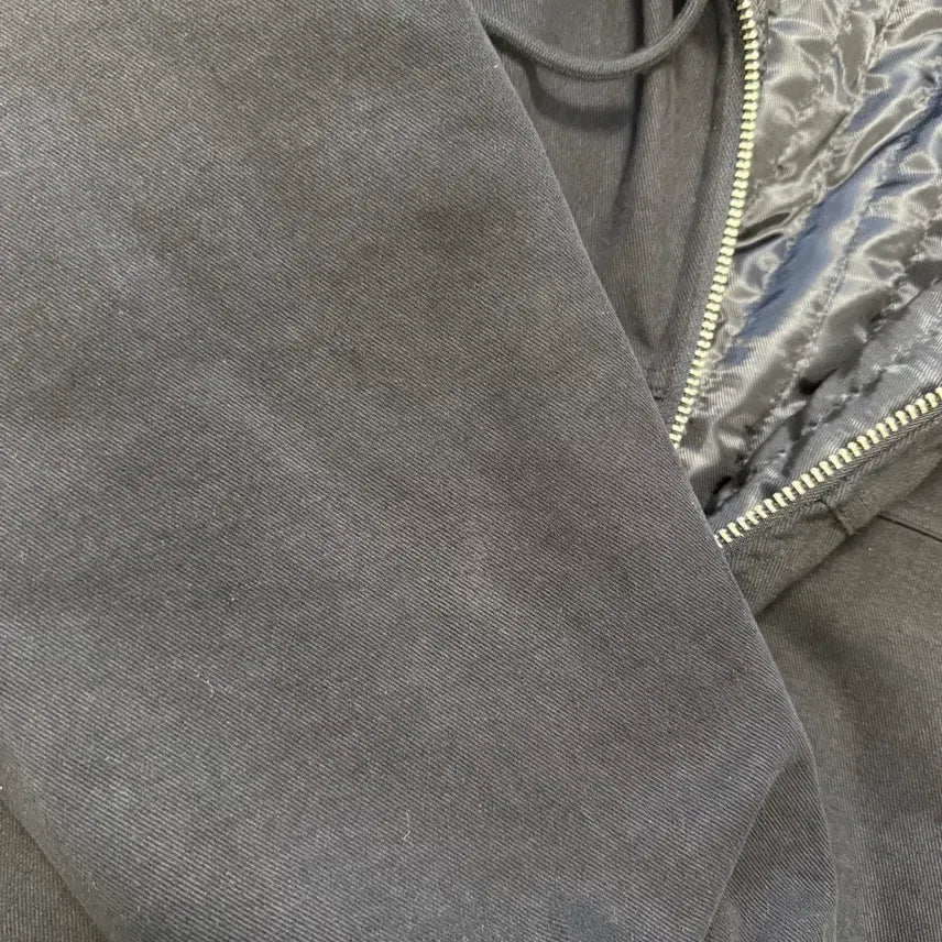 [BUNJANG] Massnoun Peach Work Hood Reversible Jumper Black / [M] 매스노운 피치 워크 후드 리버시블 점퍼 블랙