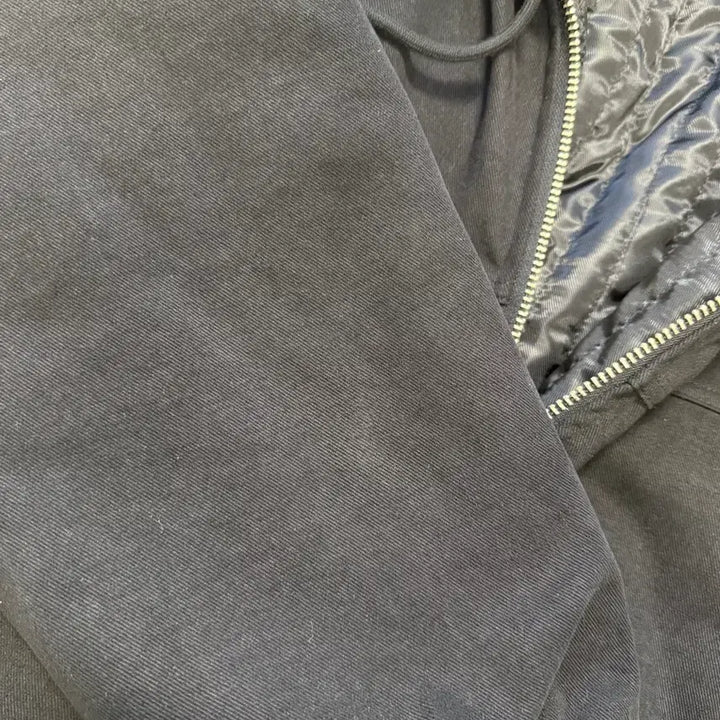 [BUNJANG] Massnoun Peach Work Hood Reversible Jumper Black / [M] 매스노운 피치 워크 후드 리버시블 점퍼 블랙