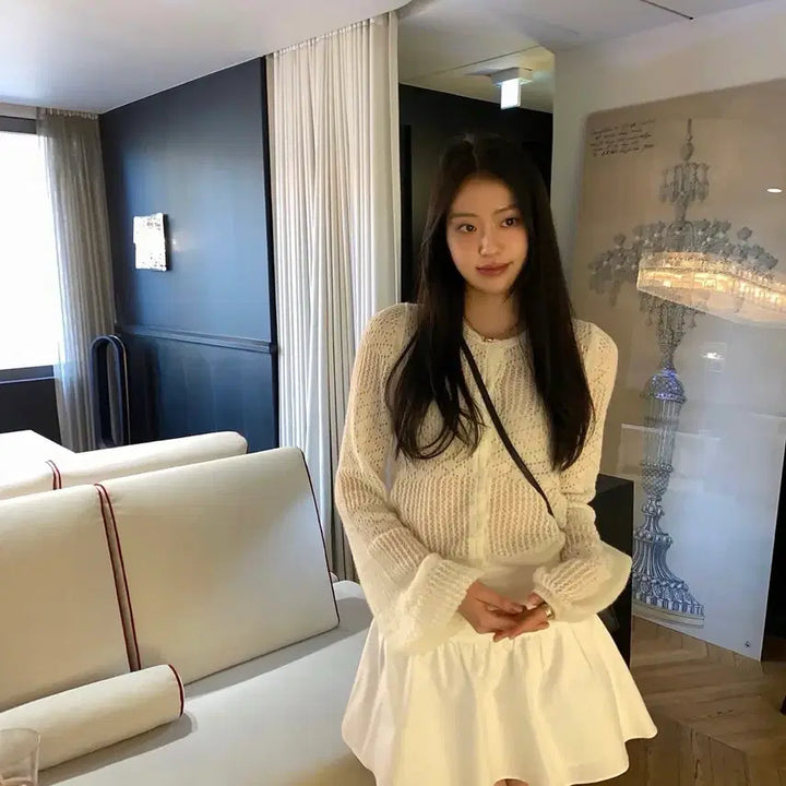 [BUNJANG] LePlain Kid Mohair Cardigan / 르플레인 벨 키드모헤어 가디건