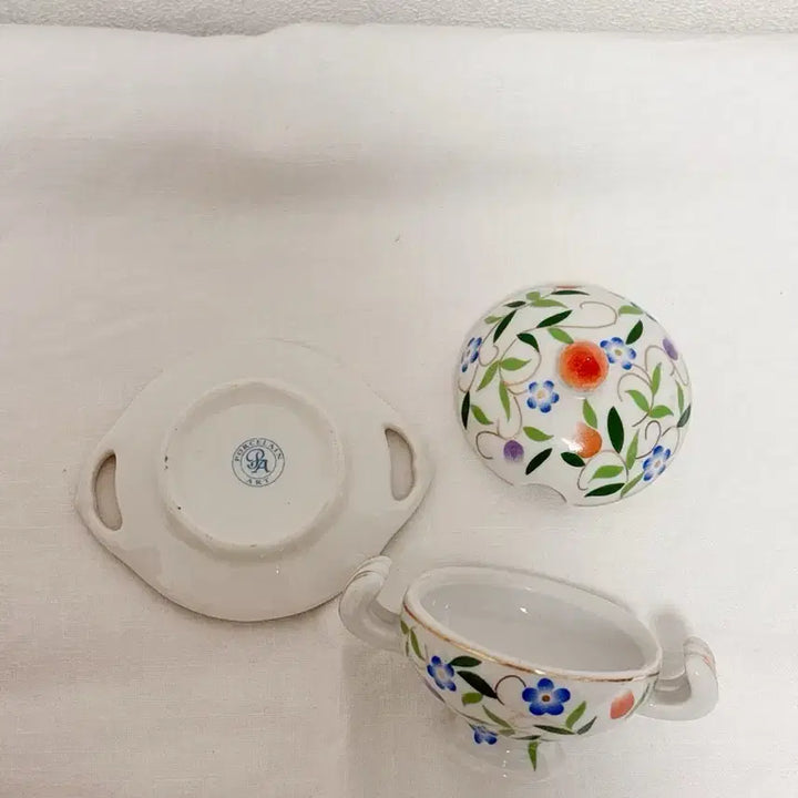 [BUNJANG] Vintage Miniature Tureen - 1960s Gino Italy Porcelain / 빈티지 미니어처 튜린