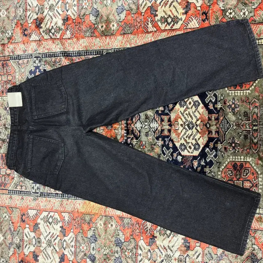 [BUNJANG] In The Raw 5pk Wide Tapered Pants Black 1 / 인더로우 5pk 와이드 테이퍼드 팬츠 블랙 1 사이즈