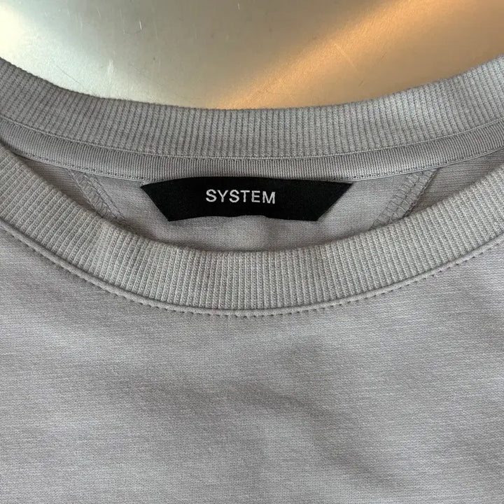 [BUNJANG] System Homme Back Logo Printed Half Sleeve T-shirt / 시스템옴므 백로고 프린티드 하프 슬리브 반팔티