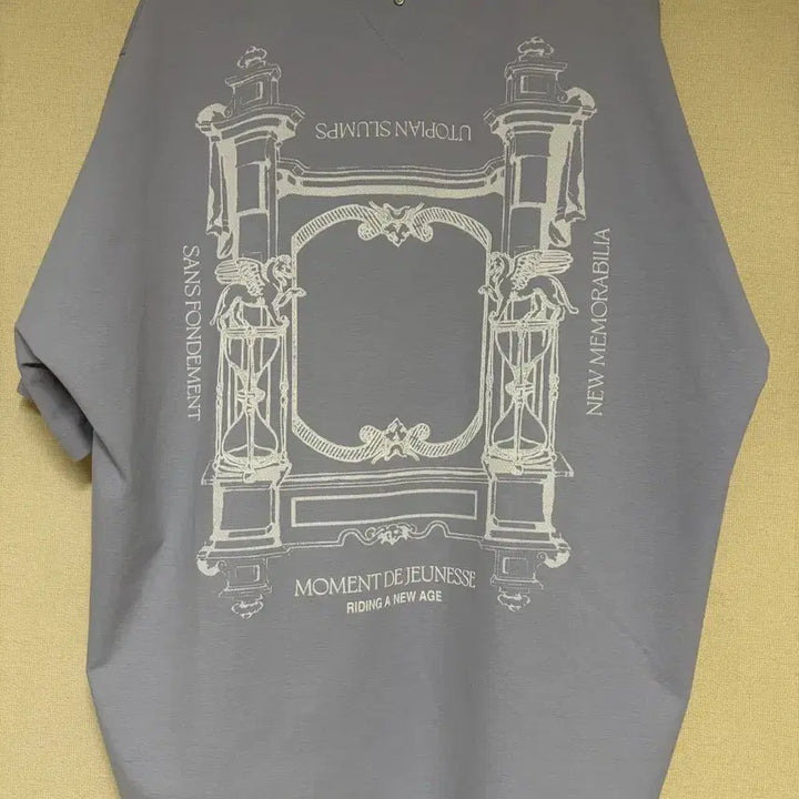 [BUNJANG] System Homme Back Logo Printed Half Sleeve T-shirt / 시스템옴므 백로고 프린티드 하프 슬리브 반팔티