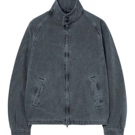 [BUNJANG] Hatching Room Harrington Denim Jacket Blue Grey / (2)해칭룸 해링턴 데님 자켓 블루 그레이