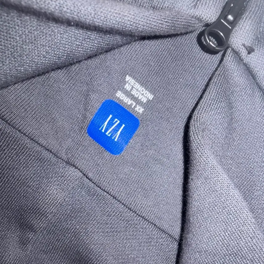 [SOLD OUT] 이지 후드집업 다크그레이 xxl