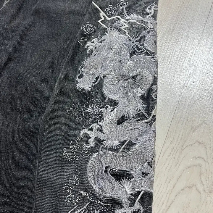 [BUNJANG] Karakuri Tamashii Black Denim Pants / 카라쿠리 타마시 용자수 검정데님 팬츠