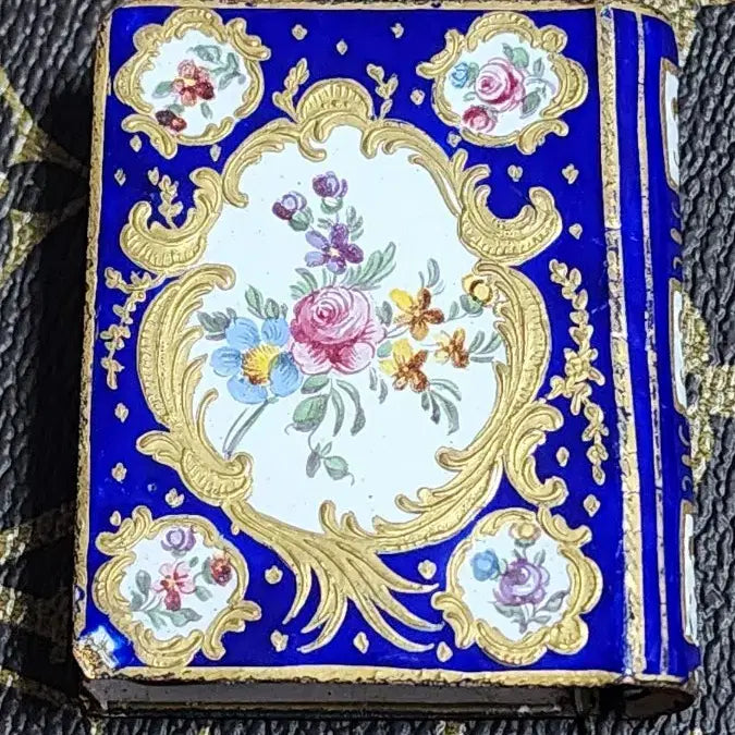 [BUNJANG] French Hand-Painted Enamel Box 1830s-1900s / 프랑스1830~1900년대 손그림박스