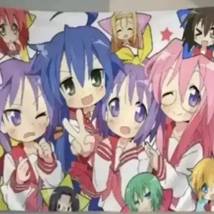 [BUNJANG] Lucky Star Tapestry Poster / 미개봉) 럭키스타 테피스트리 포스터 판매합니다