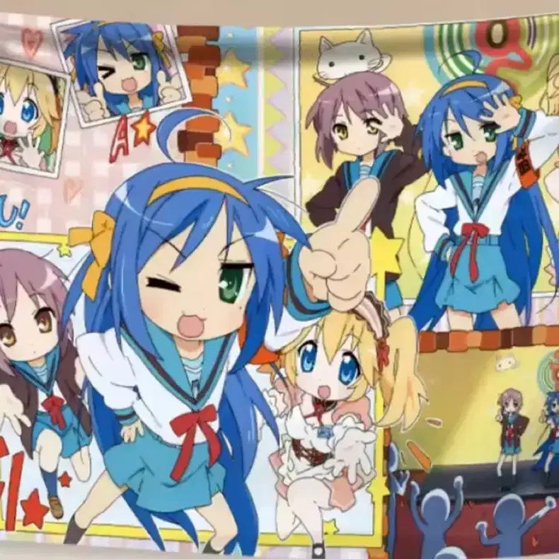 [BUNJANG] Lucky Star Tapestry Poster / 미개봉 러키스타 테피스트리 포스터 판매합니다
