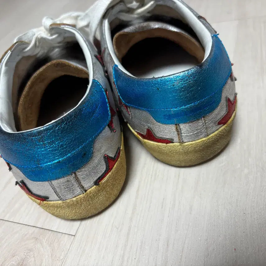 [BUNJANG] Saint Laurent Silver Star Sneakers / 에디슬리먼 생로랑 15SS 실버 스타 스니커즈 40사이즈