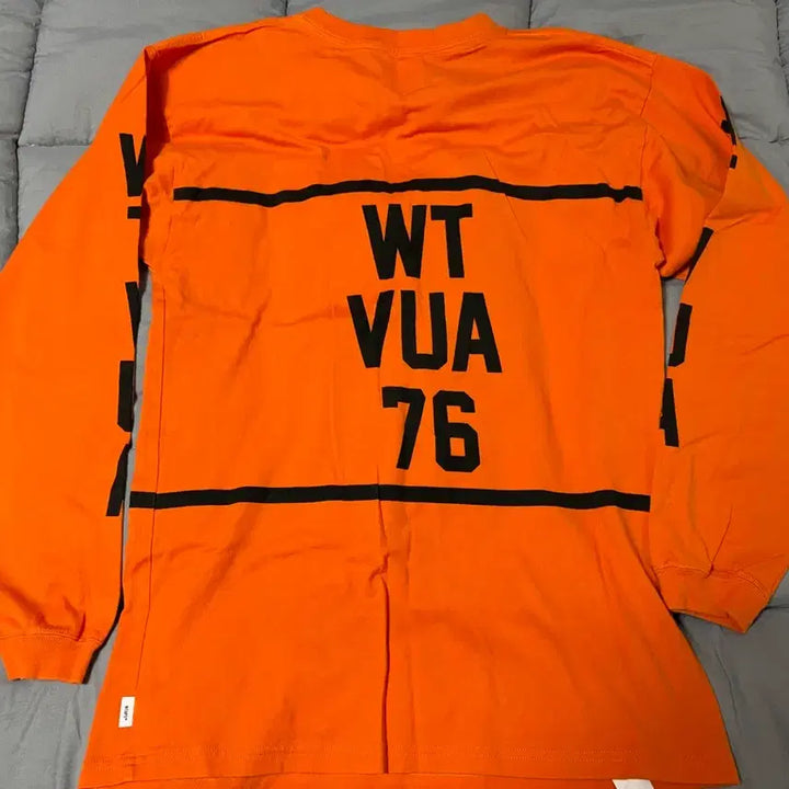 [BUNJANG] WTAPS Orange Long Sleeve T-Shirt Size 2 / WTAPS 더블탭스 오렌지색 긴팔티