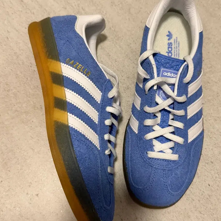 [BUNJANG] Adidas Gazelle Suede Blue Sneakers 225 / 새상품 아디다스 가젤 스웨이드 블루 운동화 225