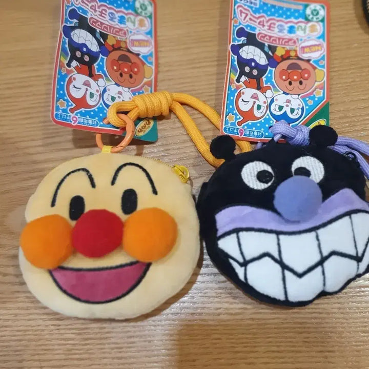 [BUNJANG] Anpanman Baikinman Pouch Keyring Set / 일괄)호빵맨 세균맨 파우치 키링 세트