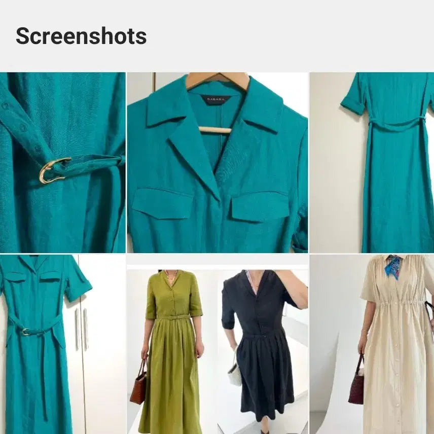 [BUNJANG] Barbara Belted Linen Dress 2023 / 주문제작 29만대 23년 바바라 밸티드 마 원피스 새옷