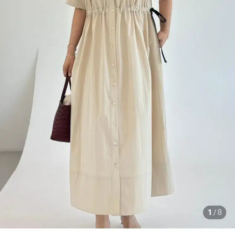 [BUNJANG] Barbara Belted Linen Dress 2023 / 주문제작 29만대 23년 바바라 밸티드 마 원피스 새옷