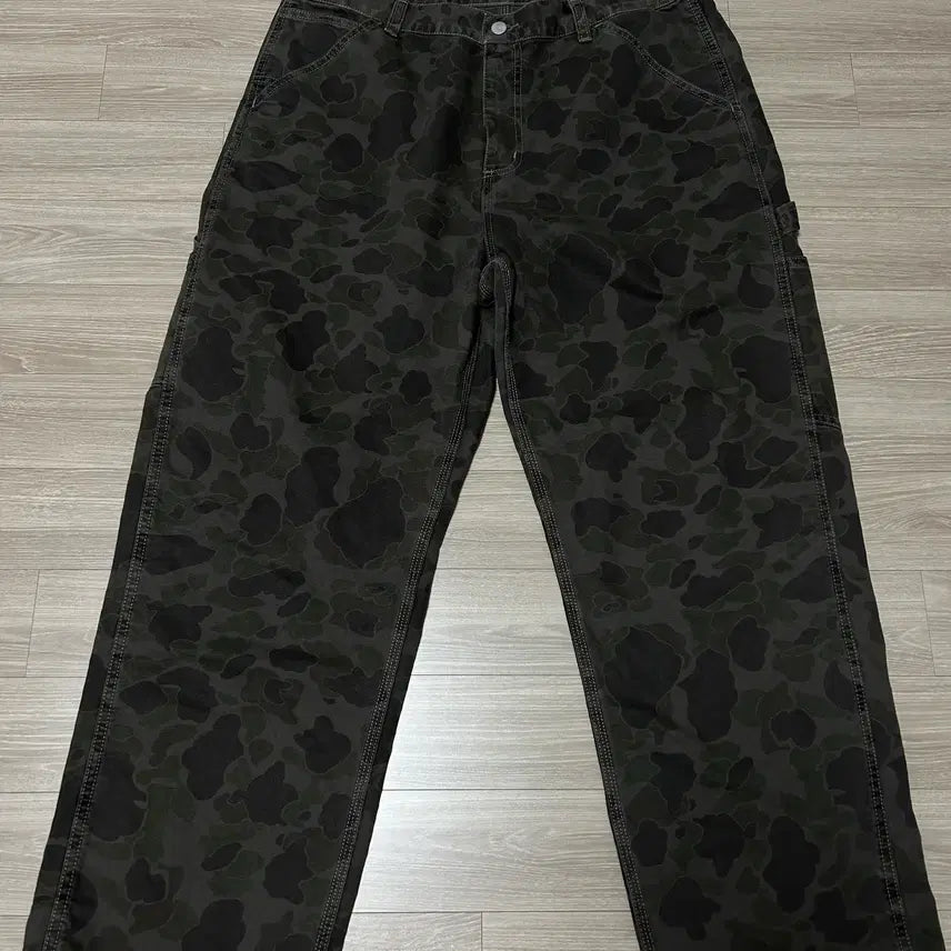 [BUNJANG] Carhartt WIP Duck Single Knee Pants Camo / [L/라지] 칼하트WIP 덕 싱글니팬츠 카모