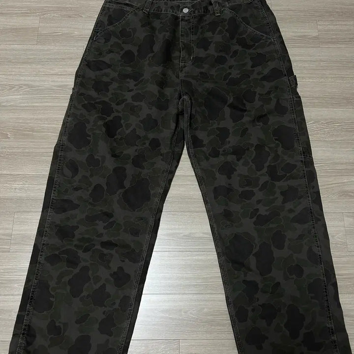 [BUNJANG] Carhartt WIP Duck Single Knee Pants Camo / [L/라지] 칼하트WIP 덕 싱글니팬츠 카모