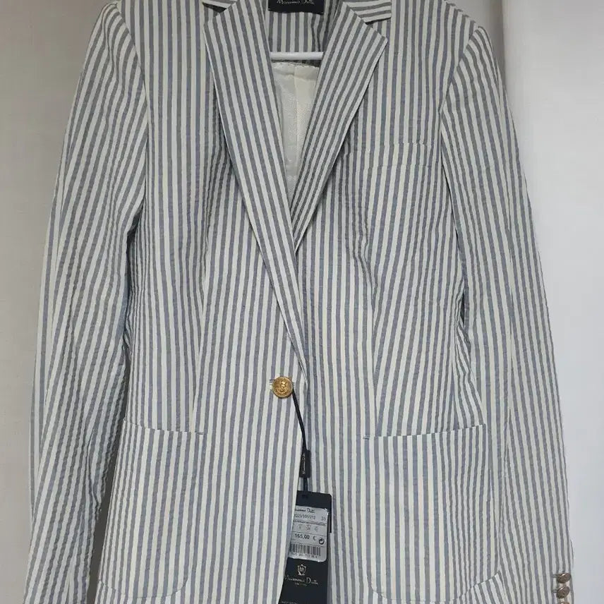 [BUNJANG] Massimo Dutti Striped Cotton Jacket / (새상품)마시모두띠 스트라이프 면 자켓