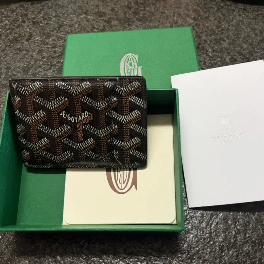[BUNJANG] Goyard Insert Card Wallet Black / [풀구성] 고야드 인서트 카드지갑 블랙