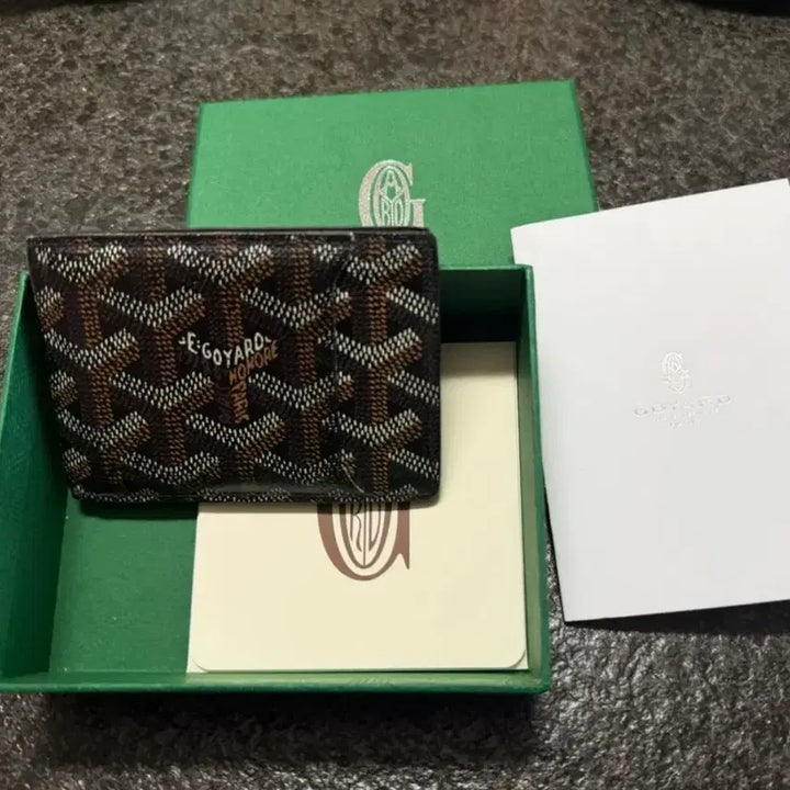 [BUNJANG] Goyard Insert Card Wallet Black / [풀구성] 고야드 인서트 카드지갑 블랙